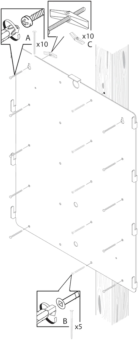 MS5E 12W step1 mount backplate