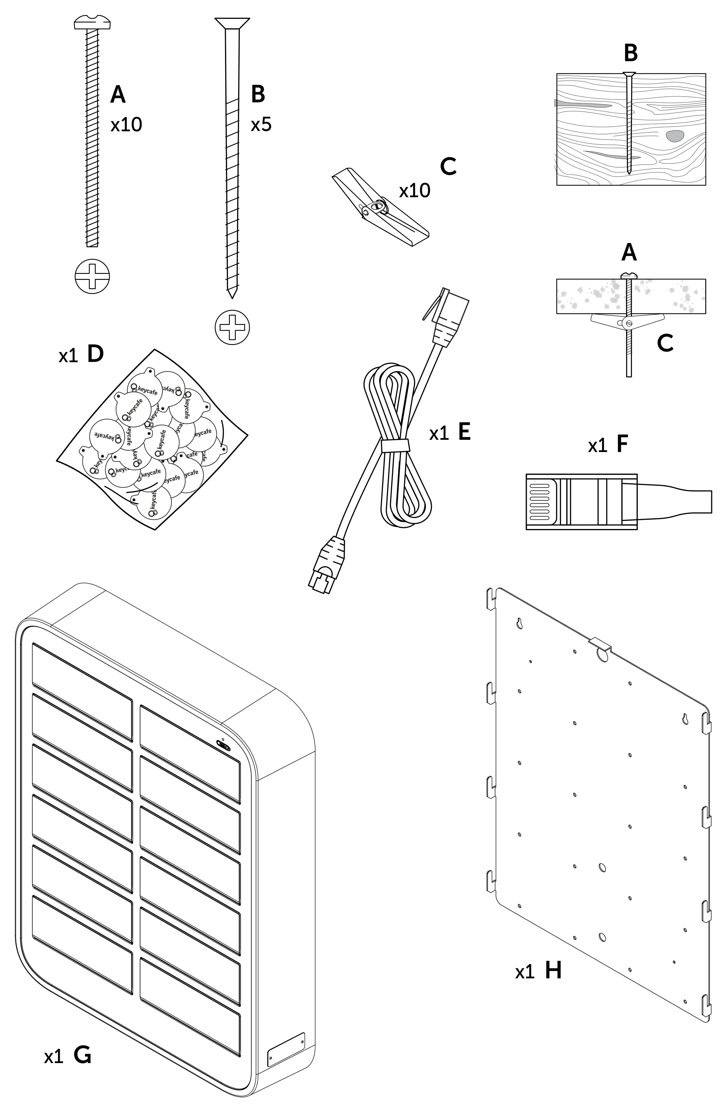 MS5E 12W parts overview